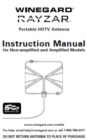 Rayzar HD TV Antenna Manual